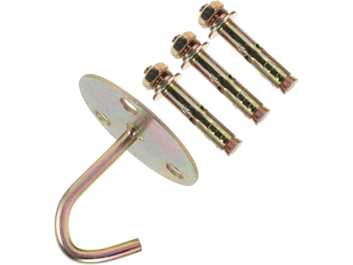 Gancho Ajustável De Ferro Dourado Ventilador Teto