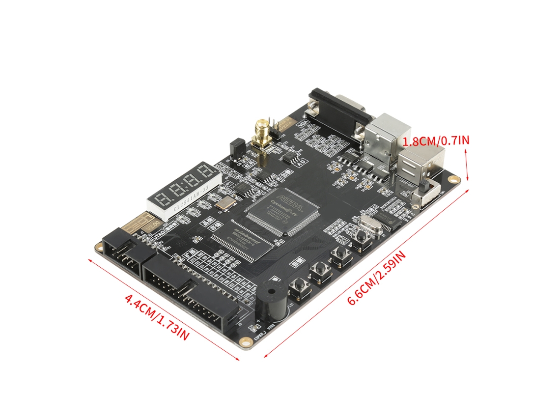 Kit Programador Usb Blaster + Placa De Desenvolvimento Fpga Ep4ce6e22c8n