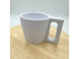 Novo Porta, Copo De Sorvete Branco, Copo De Sorvete Reutilizável Impresso Em 3d Com Alça