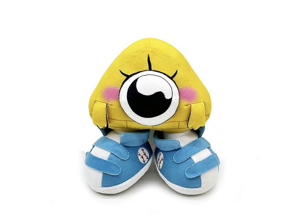 Pelúcia Personagem Triangular Amarelo 22cm Macia Para Crianças, Presente