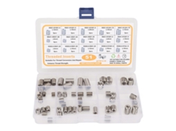 Kit De Reparo Roscas Com 51 Peças, Conjunto Insertos Roscados Em Aço