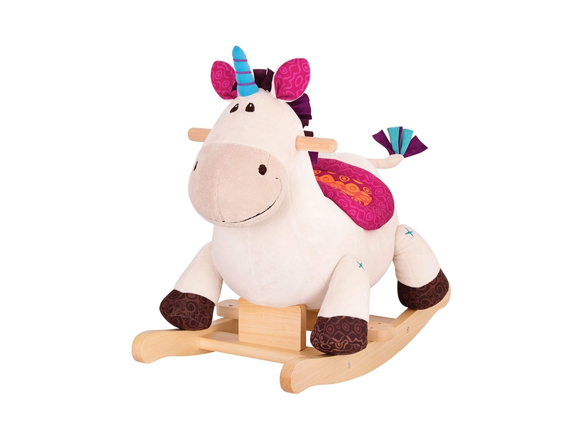 Baloiço B.TOYS Madeira - Bege - 60 x 34,5 x 46,5 cm)