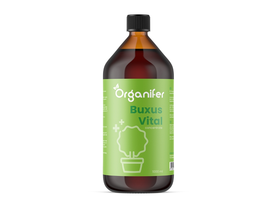 Buxus Vital 1000 ml - Concentrado para 100 metros de sebe de buxo - Organifer