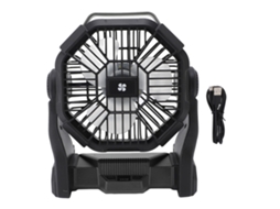 Lanterna Led Camping Vento Usb Recarregável Preto