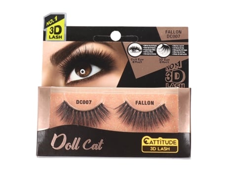 Pestanas Postiças EBIN NEW YORK Doll Cat Fallon (Preto)
