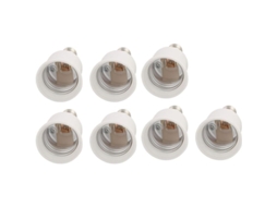 Adaptador de base Nova Line, E14 para E27, 7 peças, metal