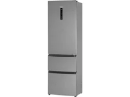 Frigorífico Combinado HAIER HTR3619ENMN (No Frost - 190.5 cm - 348 L - Inox)