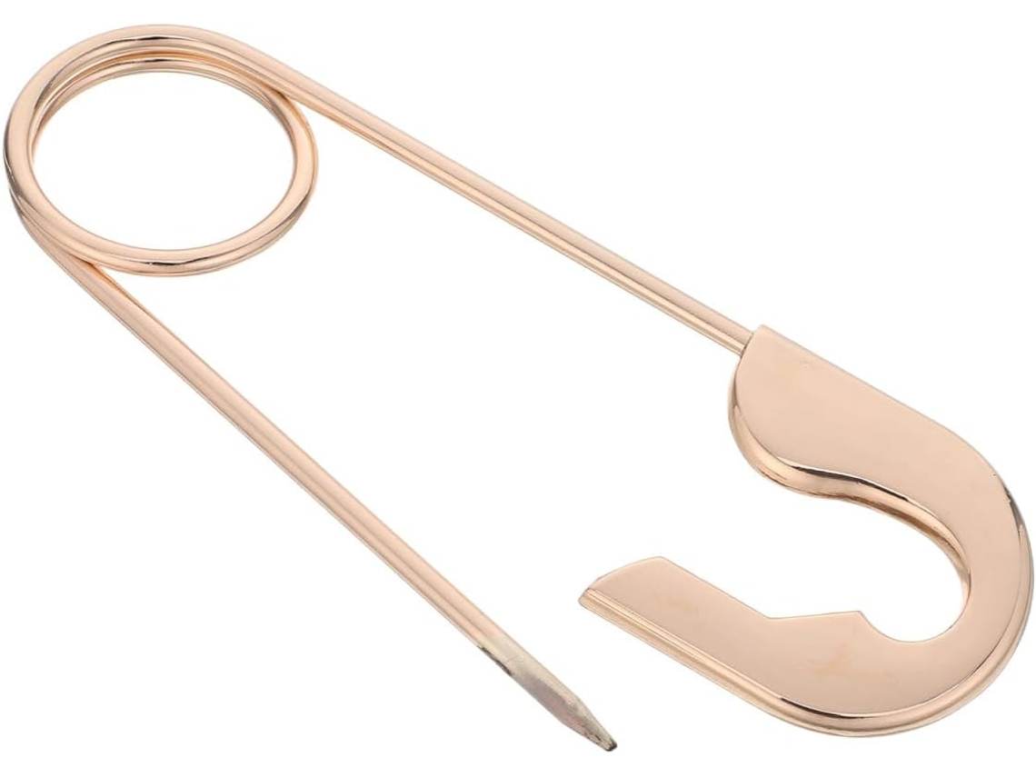 Cadeado de segurança grande Solustre em metal, liga de zinco, bordas polidas, design moderno e minimalista, seguro e