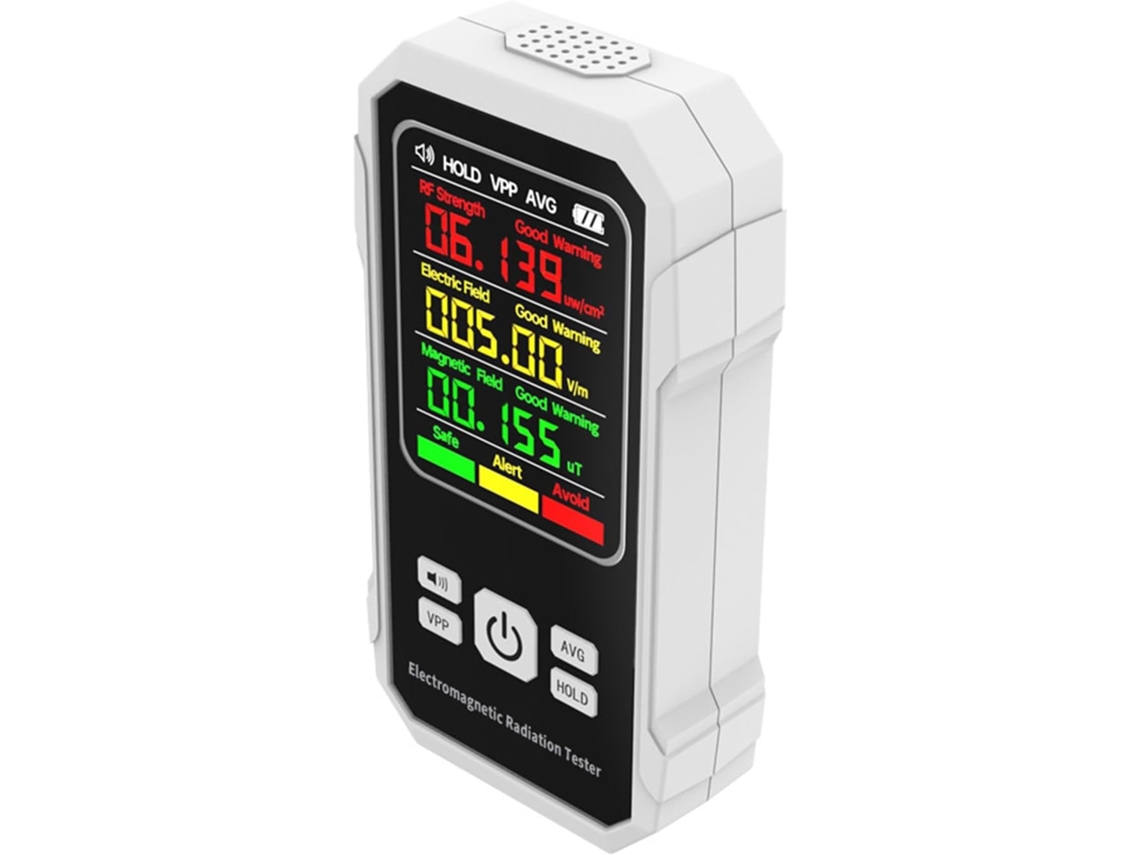 Medidor Digital De Radiação Eletromagnética Com Ampla Faixa De Detecção E Detectores Com Display Led