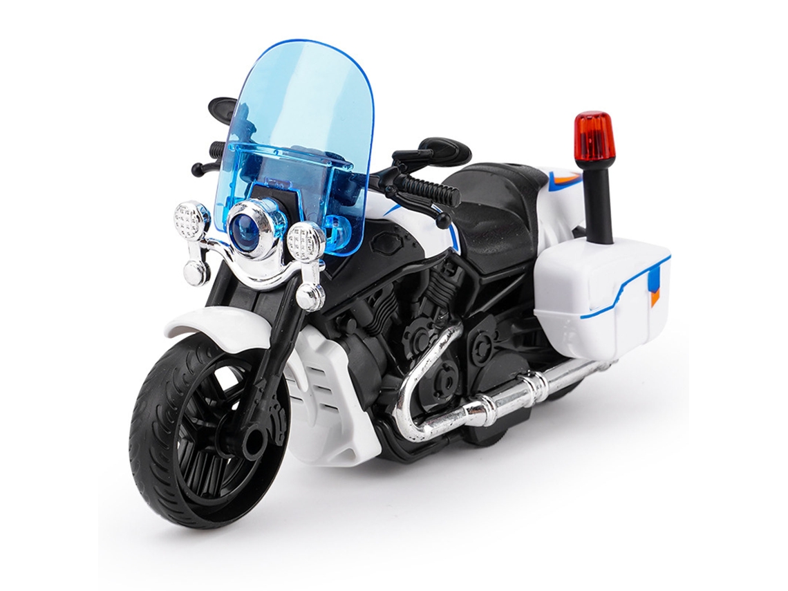 Mali brinquedo de Motocicleta Inércia para Crianças com Detalhes Refinados Decorativo Branco