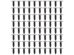 Clipes de fixação para carros em nylon de 8 mm, 100 peças, fáceis de substituir.