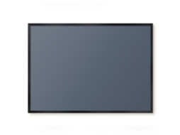 Magnetic Board Chestnut Brown For The Living Room Espelharte (70x50 Cm)