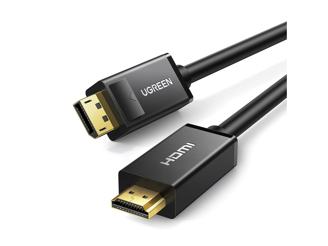 Cabo Ugreen Displayport para Hdmi Dp101 4k 3m Preto AQUAFORGE