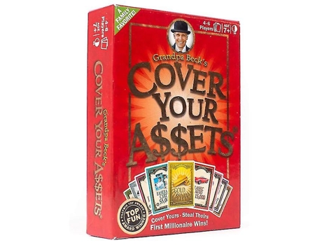 Jogo de Cartas Cover Your Assets - Card Games Board Games Party Games (Idade Mínima: 3 Anos - Dificuldade: Intermédia)