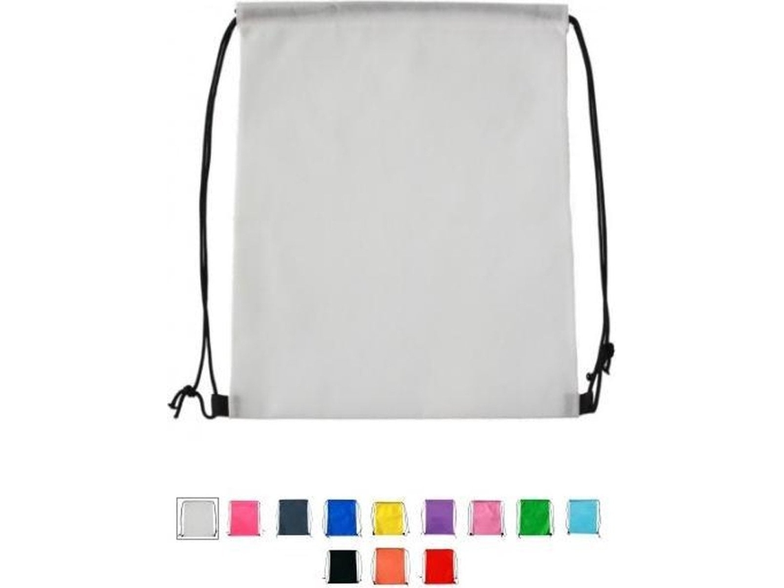 Mochila de Ginástica Wdls Branca com Cordão BRILVIBERA