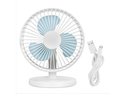 Ventilador Mini Recarregável Laxiscreed Para Mesa, Silencioso E De Alta Potência, Usb, Criativo E Fácil De Usar