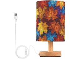 Luminária De Leitura Yuiboo Maple Com Abajur Para Mesa