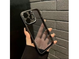 Capa Transparente Para Iphone 17 Pro Com Lente De Metal, Cobertura Total E Proteção Total.