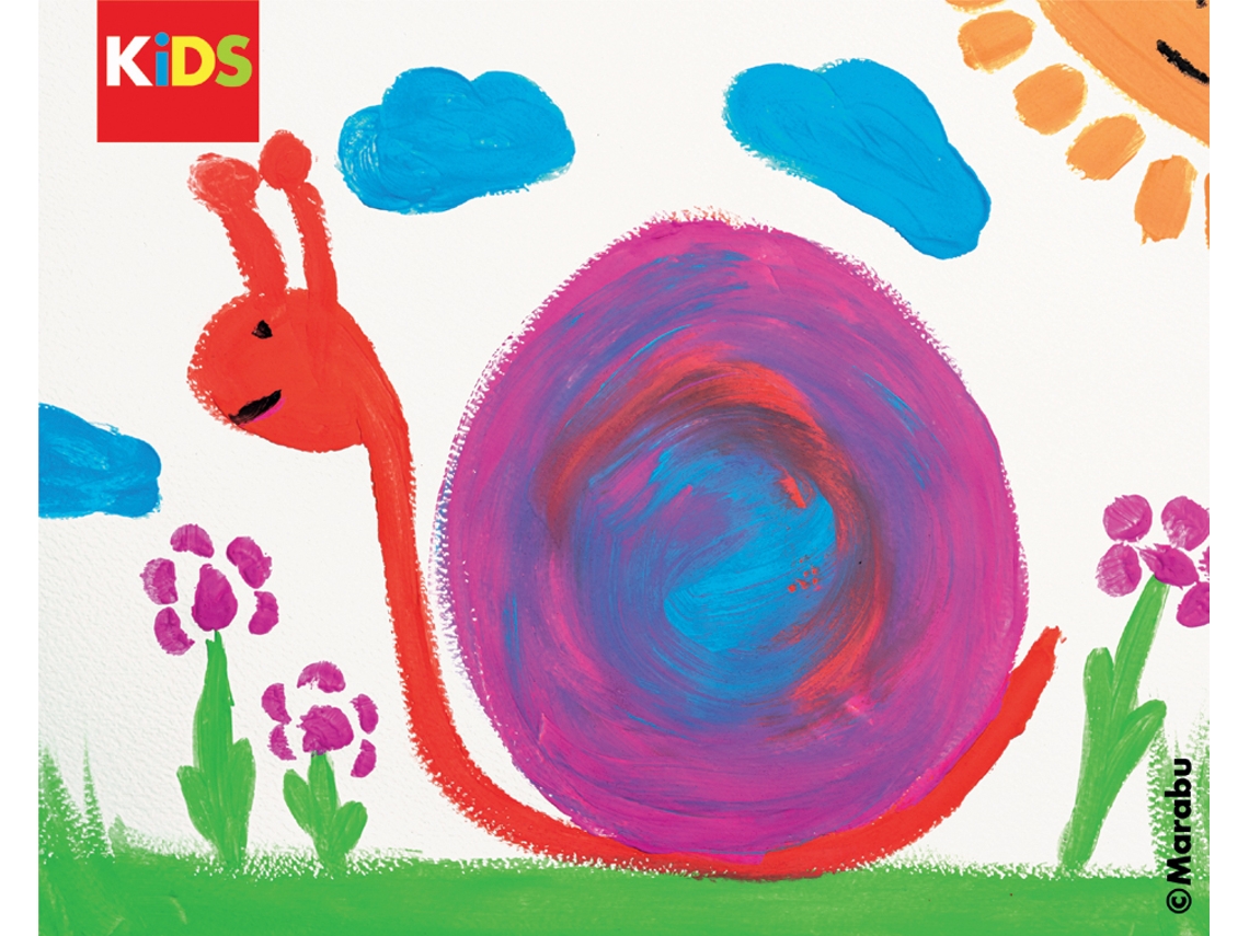 Tinta Artesanal MARABU Kids Little Artist 75 Ml Branca