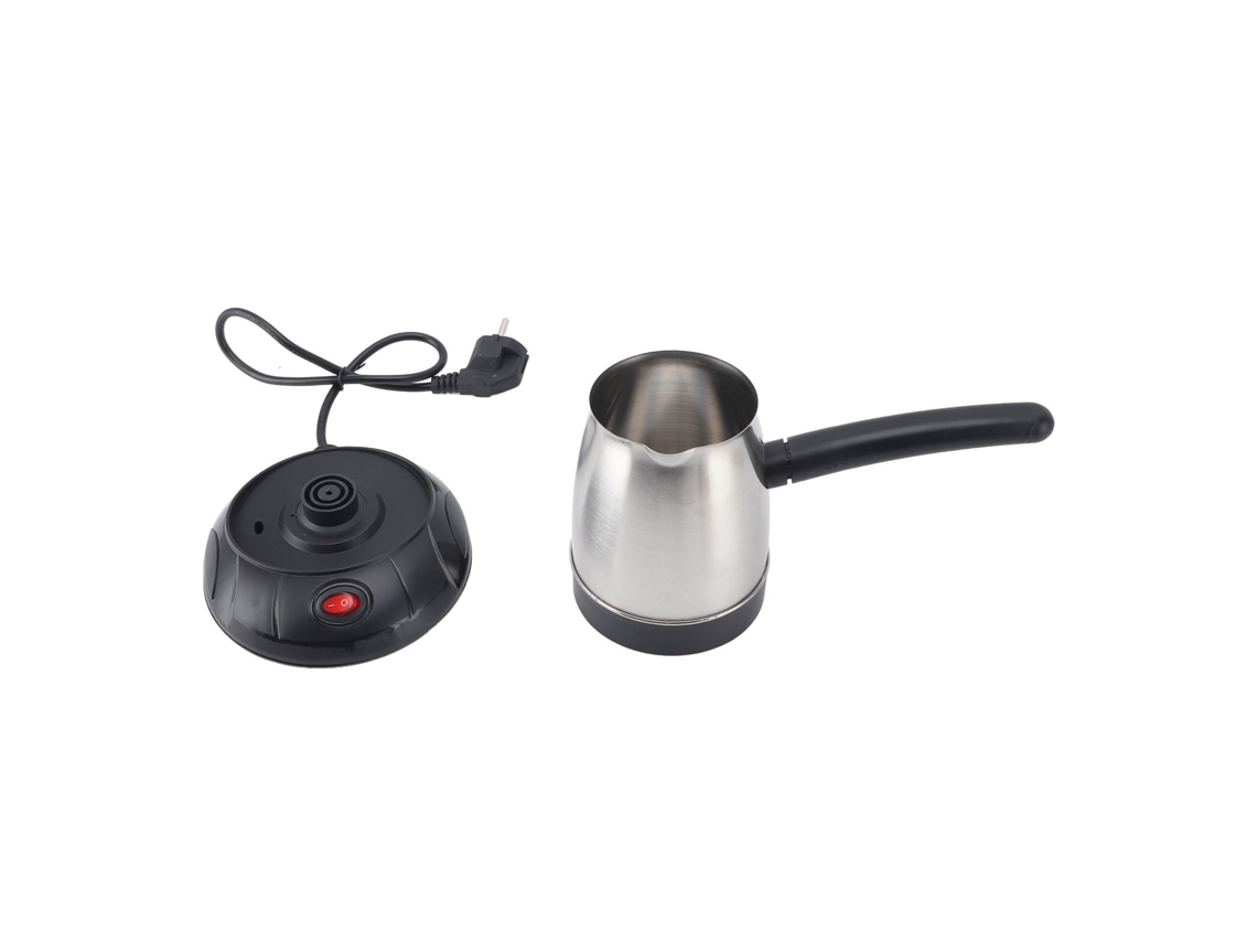 Laxiscreed Cafeteira Elétrica 500ml Em Aço Inox Com Alça, Para Café Turco E Fervura De Água
