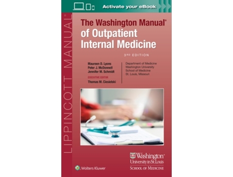 Livro The Washington Manual of Outpatient Internal Medicine de Maureen Lyons, Peter Mcdonnell et al. (Inglês)