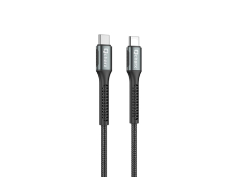 Cabo Qcharx Prague Tipo QCHAX Textura Macia Preto