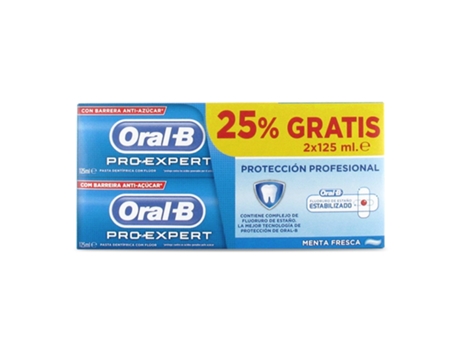 Pro-expert Duplo Pasta Dentífrica com Flúor Multiproteção 100 ml + 100ml