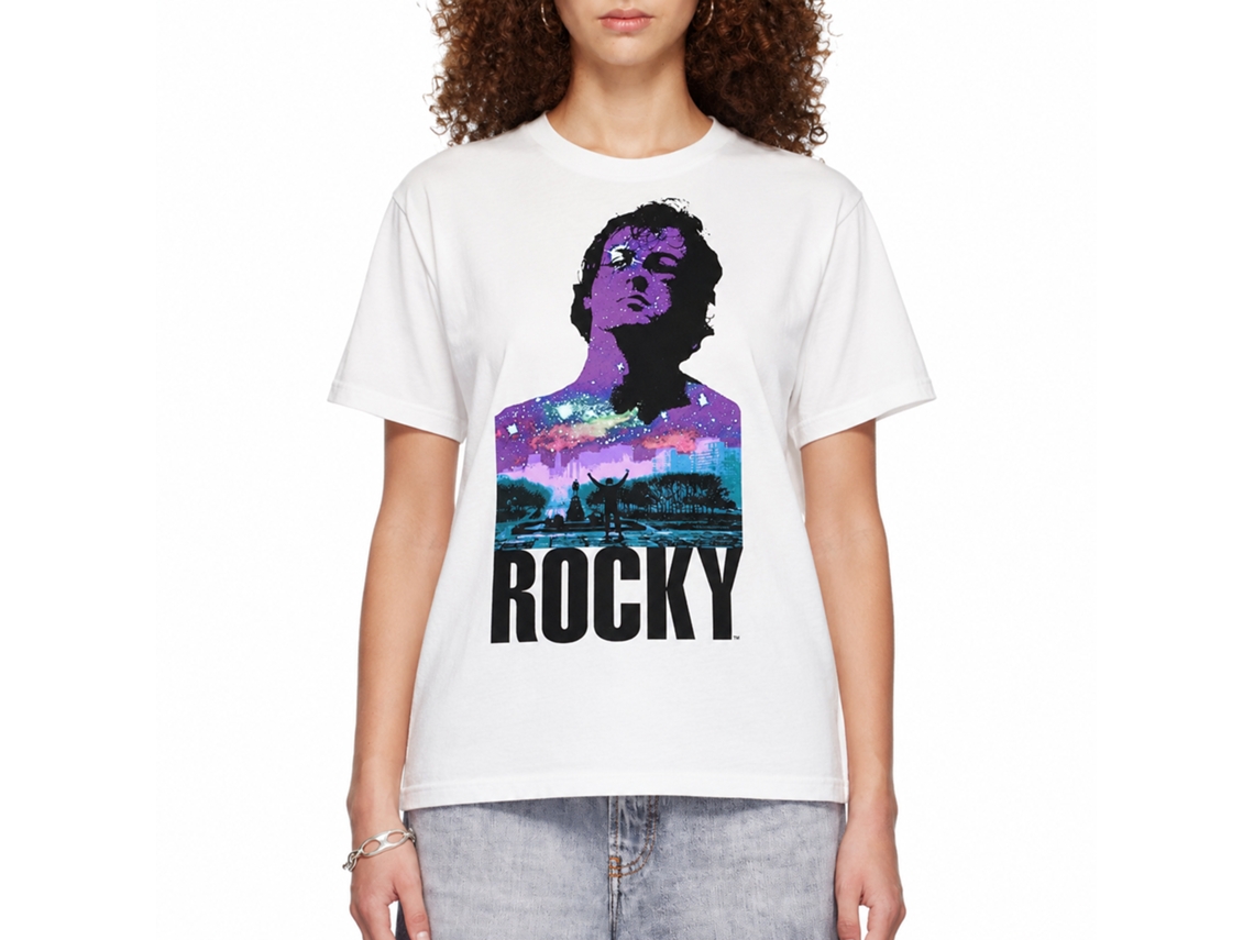 Rockinstone Rocky Movie Wrong White Adult T-shirt Size:xxl