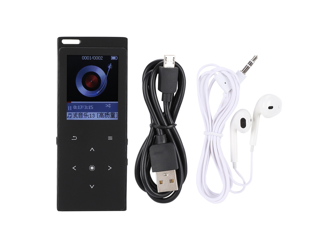 Reprodutor de Música Mp3 LAXISCREED Bluetooth 4.1 Gravador de Voz