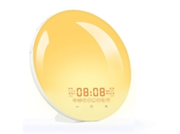 Lurelia Luz Noturna Inteligente Com Wi Fi, Despertador Digital, Luz Para Despertar, Nascer/pôr Do Sol, Controlo Por Aplicativo Smart Life
