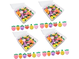 Alfinetes De Parede Com Tema Frutas, Fofos Para Mapas Viagem, Em Liga