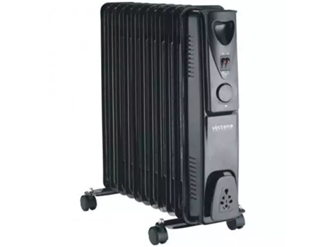 Grzejnik Olejowy 13 Zeberek 2500w Czarny Volteno