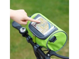 Bolsa/bolsa para bicicleta à prova dágua, suporte para bagagem de guidão mtb, telefone, smartphone, tela sensível ao toque, multifuncional, rack de b