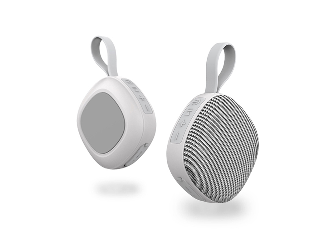 (branco) Novo Mini Alto-falante Bluetooth Portátil De Tecido, À Prova D'água E Sem Fio