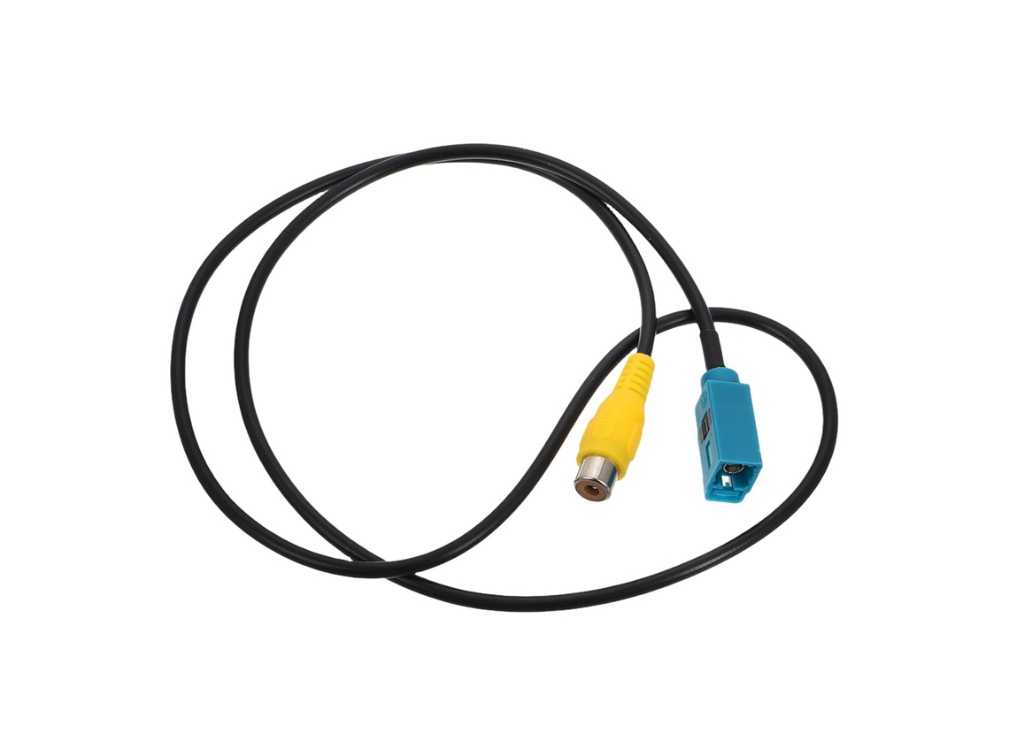 Cabo Adaptador Para Câmera De Ré De Carro, Conexão Estável, Design Compacto.