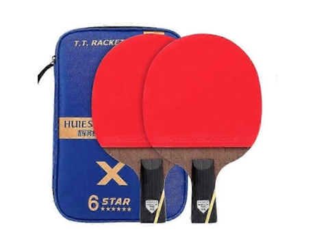 Conjunto de raquete de tênis de mesa de carbono atualizado, raquete de pingue-pongue, bastão para treinamento de clube adulto, penhold shot unikm