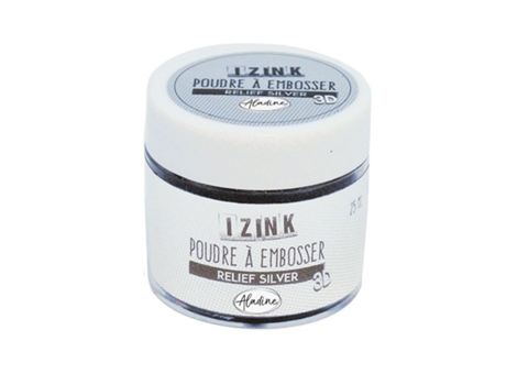 Polvo de estampación plata - 25 ml