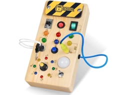 Pc Music Montessori Activity Board Em Madeira Com 8 Ledsmo Slowmoose