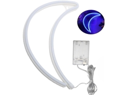Luminária Noturna Decorativa Em Formato De Lua Para Quarto Infantil, E