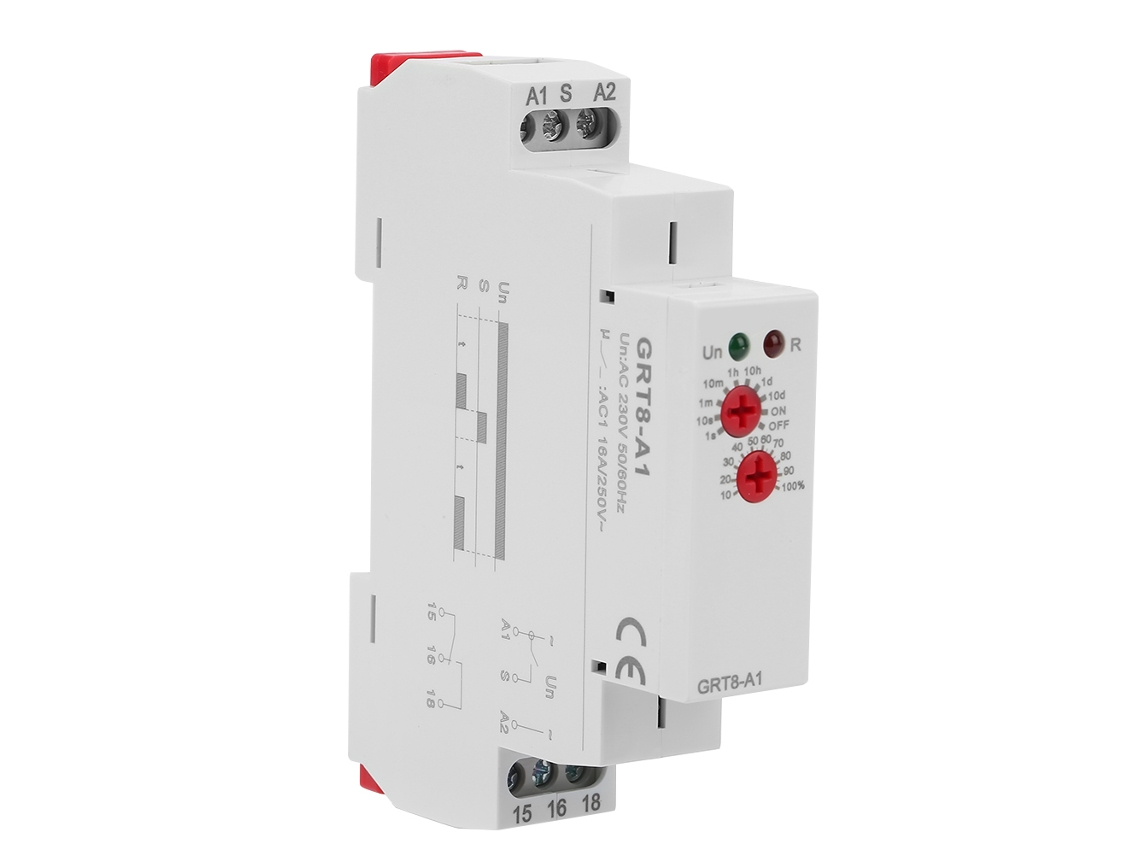 Relé de Atraso de Ligação Mini Grt8 a1 Trilho Din Ac 220v | S/MARCA