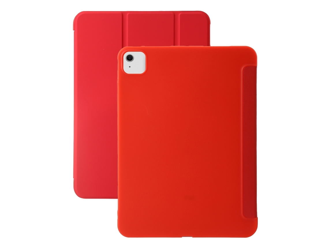 Capa Para Ipad Air 11 2026/2025/2024 11 Polegadas Com 3 Dobras,vermelha