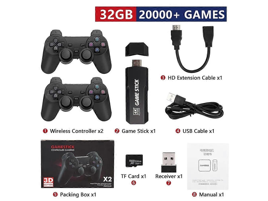 Console De Videogame Portátil Gd10 Com Controles Sem Fio, 4k Hd, Tv, Retrô, 50 Emuladores, Mais De 40.000 Jogos De Tv. Ly Ebike