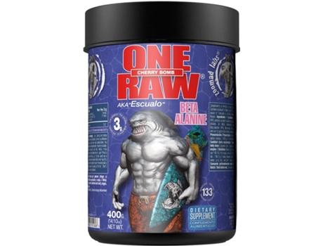 Suplemento Alimentar ZOOMAD LABS Raw One Beta Alanine (400 gr - Cherry Bomb)