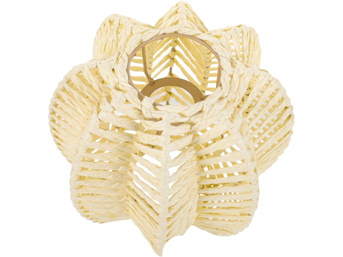 Capa para Luminária Pendente em Estilo Rattan Trançado SFUSHOS