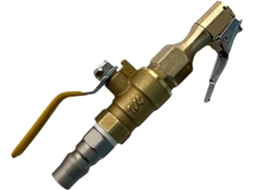 Ferramenta para inflar pneus com trava, acessório de manutenção de conexão rápida.