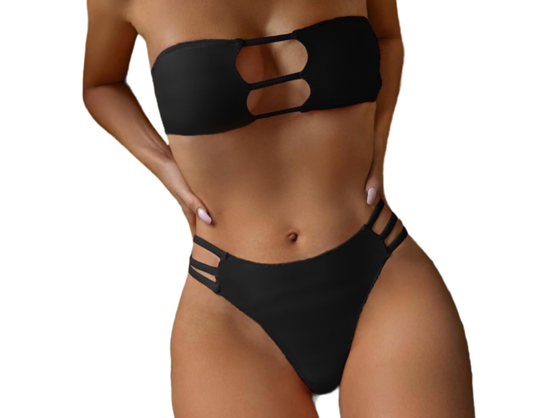 Biquíni Feminino de Duas Peças com Bojo Push up SFUSHOS