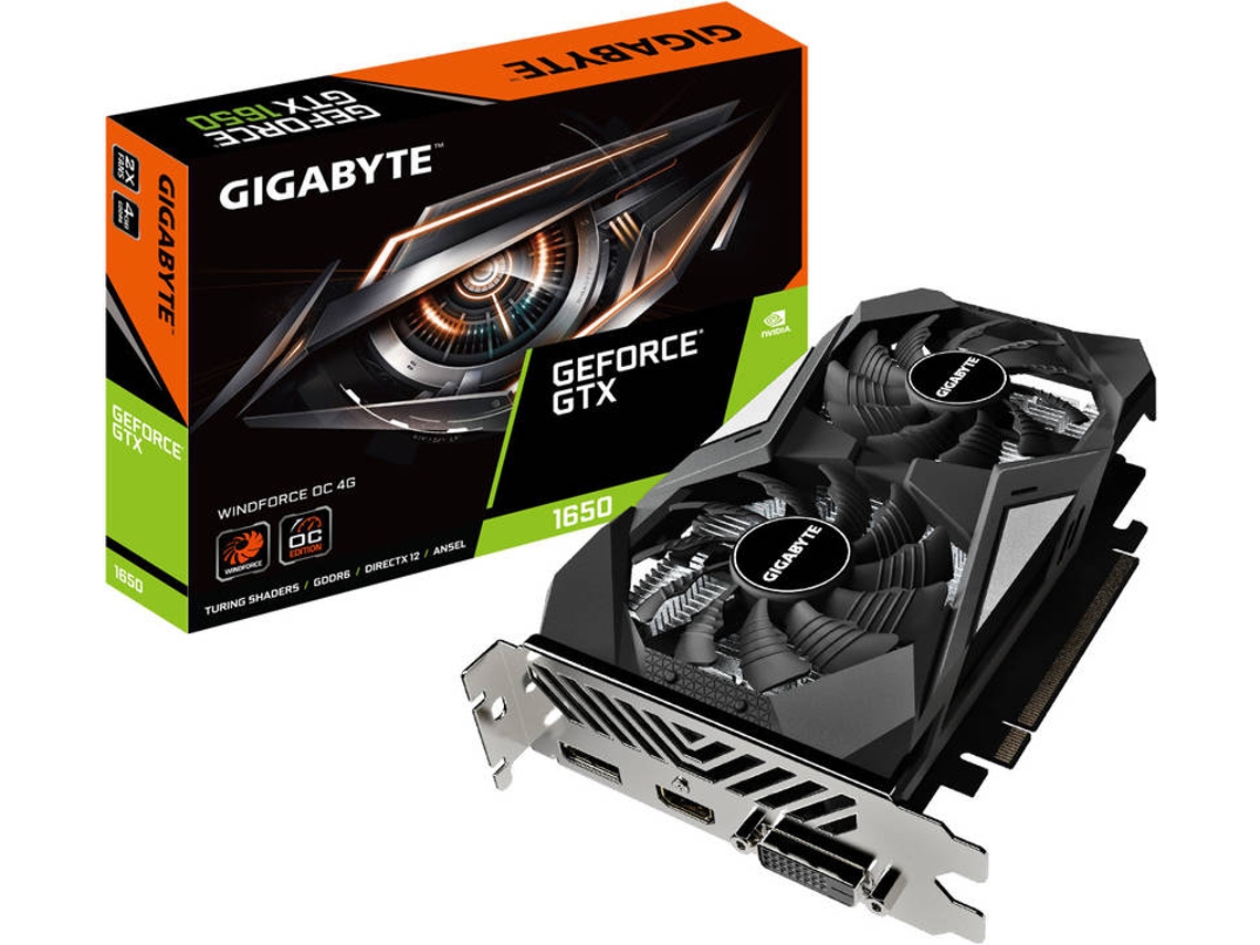 Placa Gráfica GIGABYTE GeForce GTX 1650 (NVIDIA - 4 GB GDDR6)