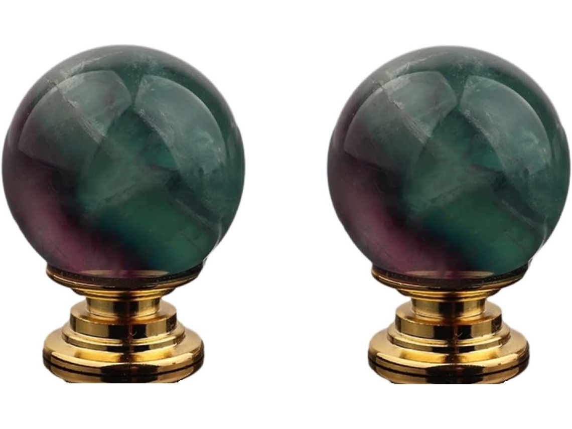 Puxador De Cristal Bruto Natural Para Armário, Gaveta, Cozinha, Porta De Guarda Roupa, 30mm, 2 Peças