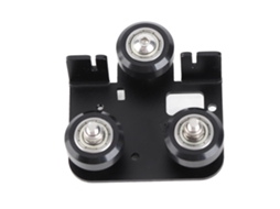 Placa De Suporte Posterior De Metal Preto Para Extruder Da Impressora 3d Ender3 V2 Com Polea