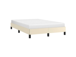 Vidaxl Moldura De Cama Sem Creme De Colchão 120x190 Cm Couro Do Falso
